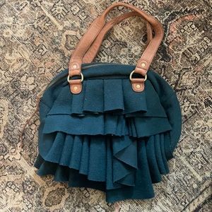 Anthropologie Miss Albright ruffle purse